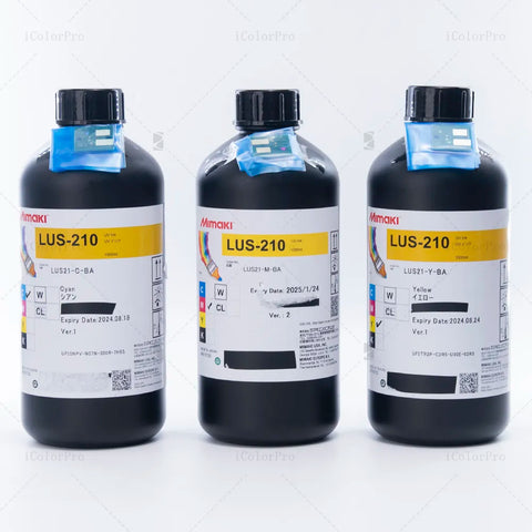 Mimaki LUS 210 UV Ink - 1L for UJV100-160/UJV100-160Plus Light Magenta ink bottle
