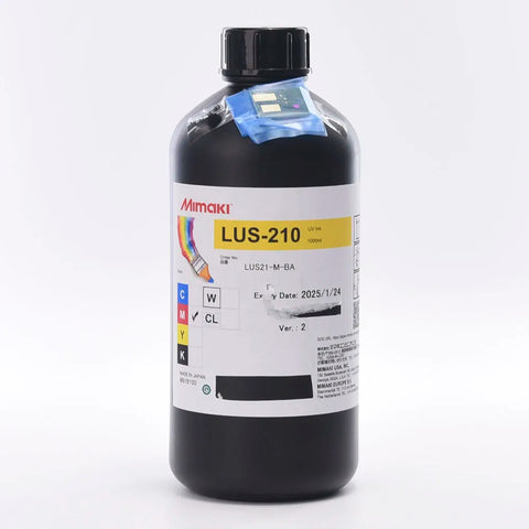 Mimaki LUS 210 UV Ink - 1L for UJV100-160/UJV100-160Plus Magenta ink bottle