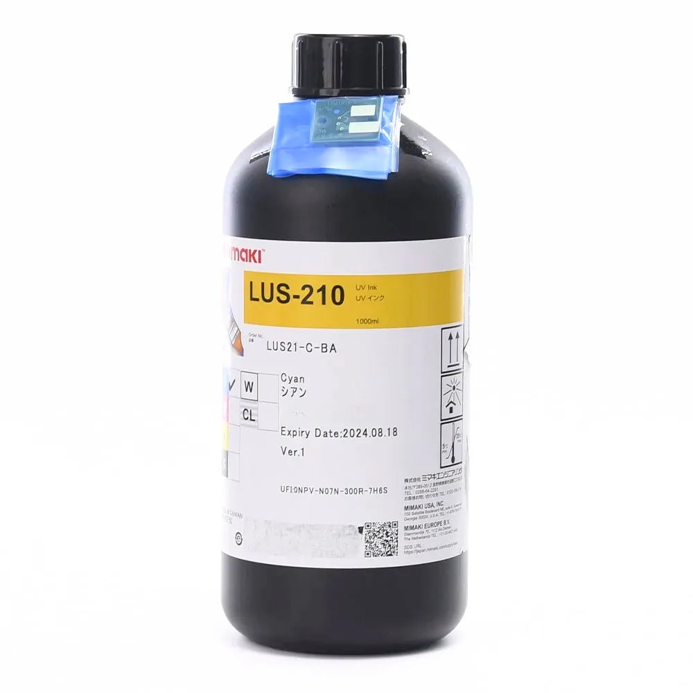 Mimaki LUS 210 UV Ink - 1L for UJV100-160/UJV100-160Plus product bottle