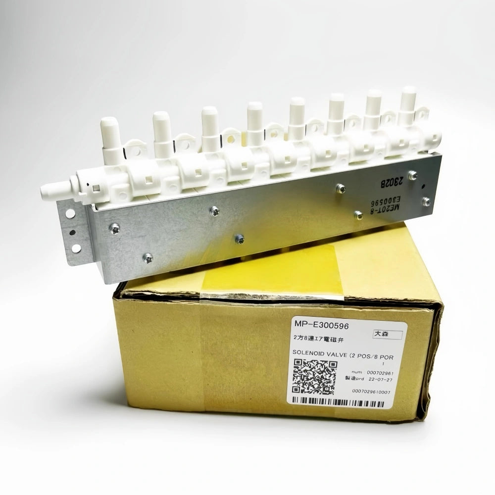 E300596 - Original Mimaki UJV-160 Solenoid Valve 2 Pos / 8 Ports image 3