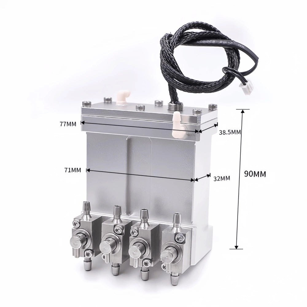 Metal Sub Ink Cartridge – 4-Valve Negative Pressure Type image 3