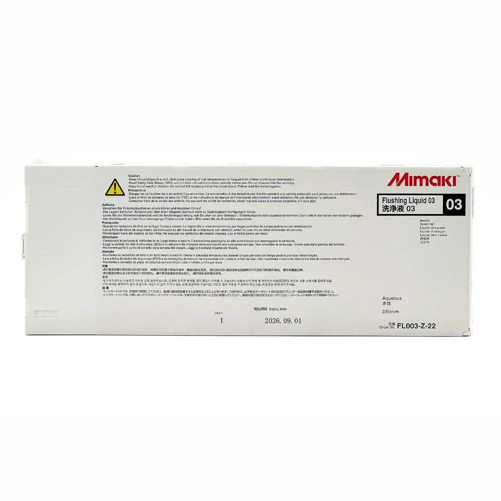 FL003-Z-22 - Mimaki Flushing Liquid 03 Cartridge product image