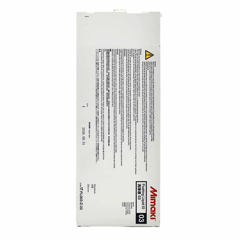FL003-Z-22 - Mimaki Flushing Liquid 03 Cartridge image 6