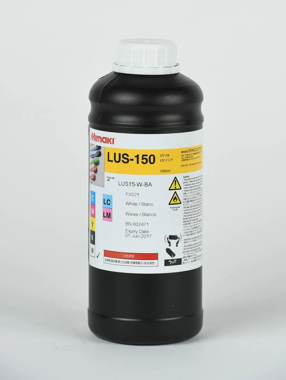 Mimaki LUS-150 Flexible UV Ink - 1L for JFX / UJF / UJV Printers image 5