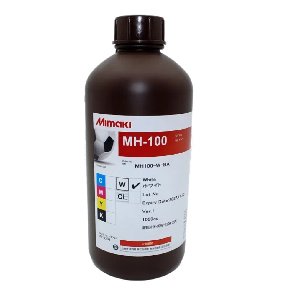 Mimaki MH-100 UV Ink - 1L/4.8L for 3DUJ-553/3DUJ-2207 product bottle