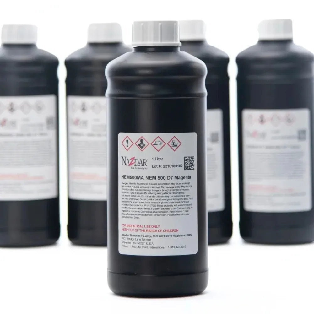 NaZdar Nem500 Neutral UV Ink - 1L for Epson DX5/XP600/i3200 & Ricoh Gen5i product bottle
