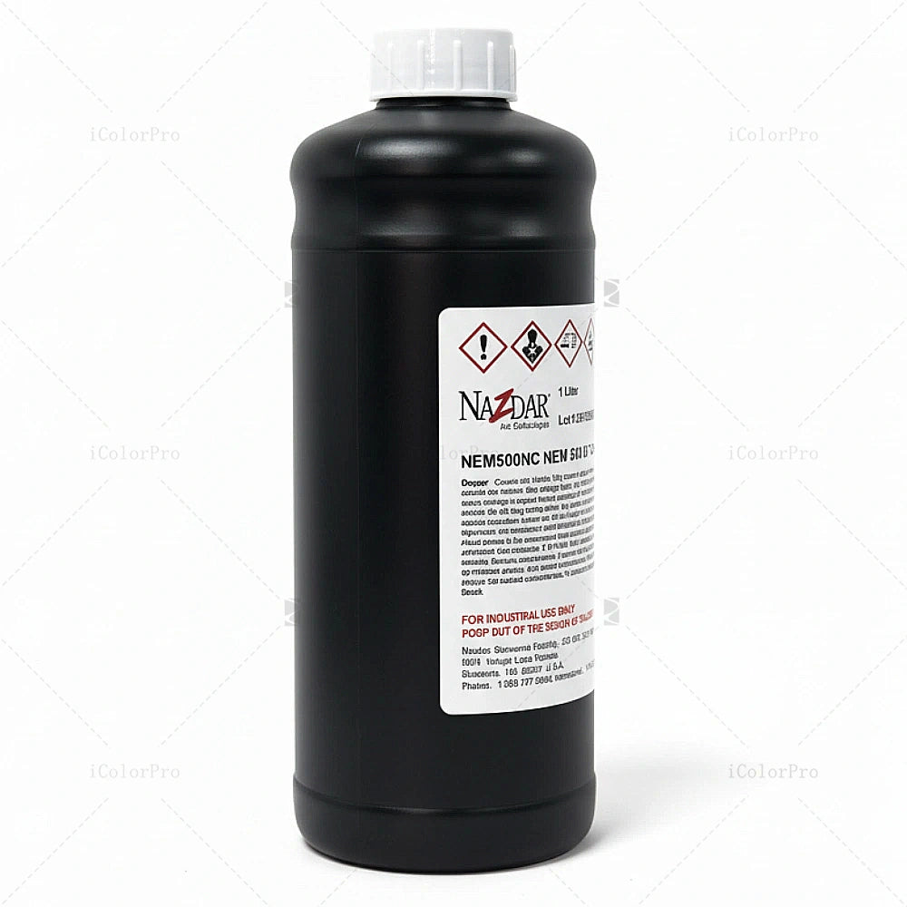 NaZdar UV Varnish - 1L for Compatible UV Printheads clear varnish bottle