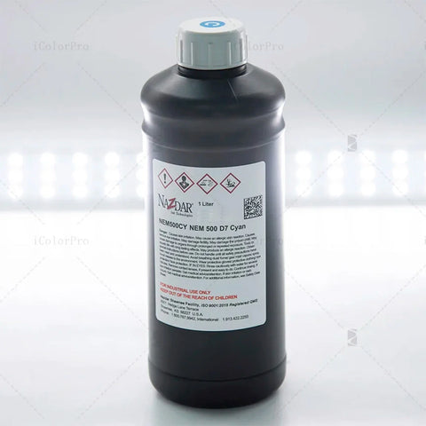 NaZdar Nem500 UV 1L Epson DX5/XP600/i3200 Ricoh Gen5i — حبر UV محايد — لنظام UV