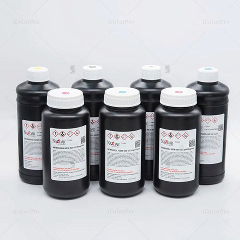 NaZdar Nem600 UV 1L Ricoh Gen5/Gen6 KM1024 CE4M — encre UV neutre — pour UV