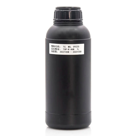 TaiWan Royaljet AHK Hard UV Ink - 1L for Ricoh Gen5/Gen6, KM1024 & CE4M Black ink bottle