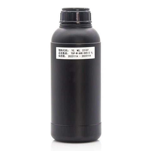 TaiWan Royaljet AHK Hard UV Ink - 1L for Ricoh Gen5/Gen6, KM1024 & CE4M White ink bottle