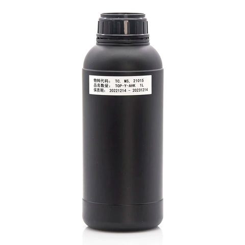 TaiWan Royaljet AHK Hard UV Ink - 1L for Ricoh Gen5/Gen6, KM1024 & CE4M Yellow ink bottle
