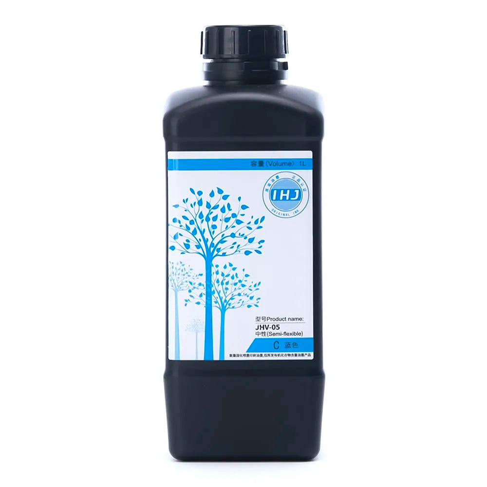 SAKATA JHV05 Hard UV Ink - 1L for Ricoh Gen5/Gen6, KM1024 & CE4M Cyan ink bottle