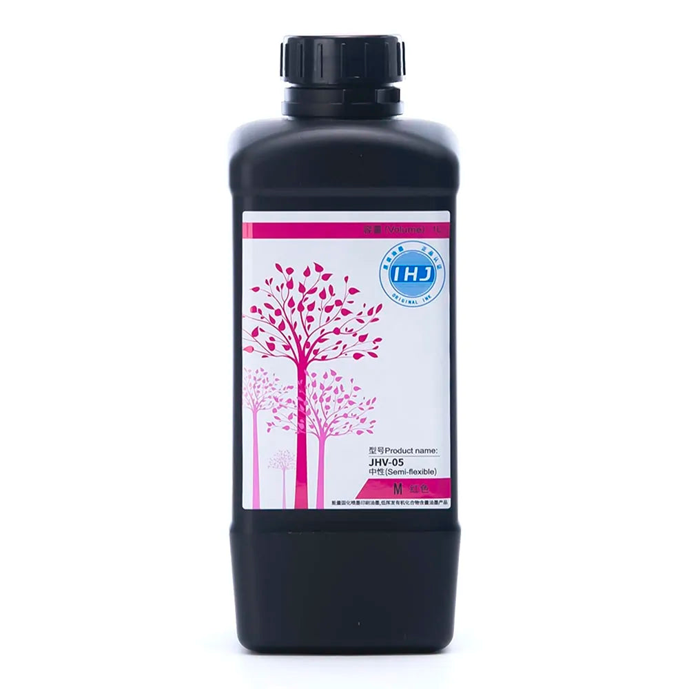 SAKATA JHV05 Hard UV Ink - 1L for Ricoh Gen5/Gen6, KM1024 & CE4M Magenta ink bottle