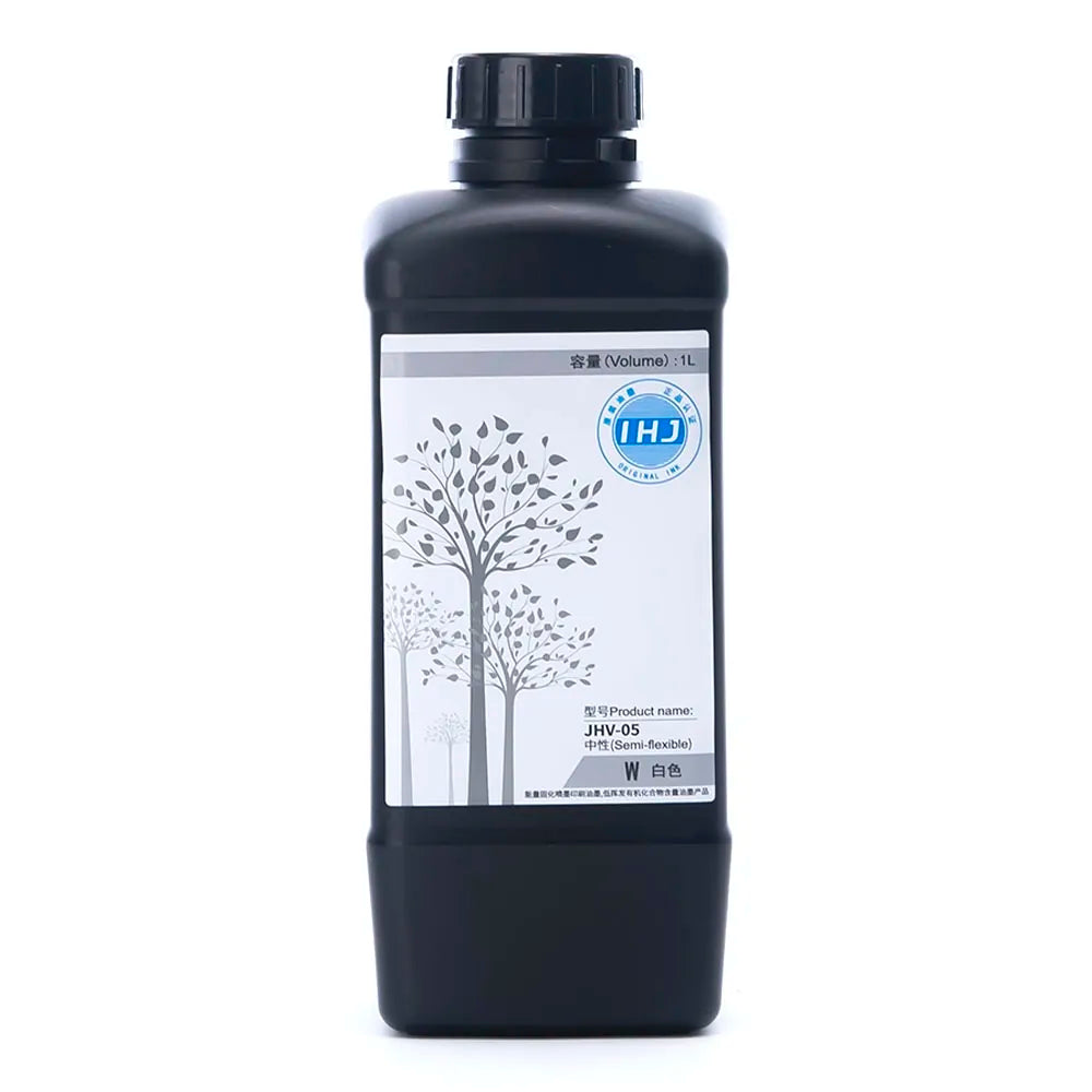SAKATA JHV05 Hard UV Ink - 1L for Ricoh Gen5/Gen6, KM1024 & CE4M White ink bottle