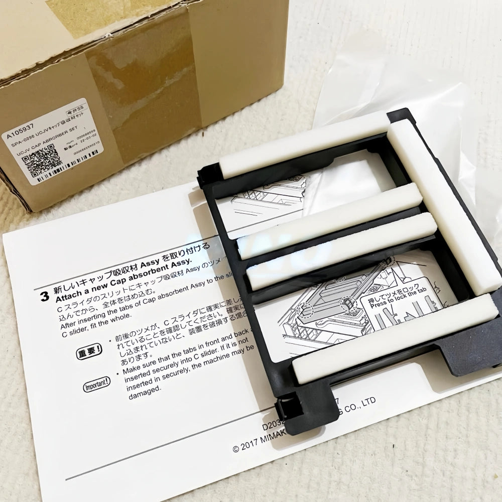 SPA-0296 - Original Mimaki UCJV Cap Absorber Set image 7