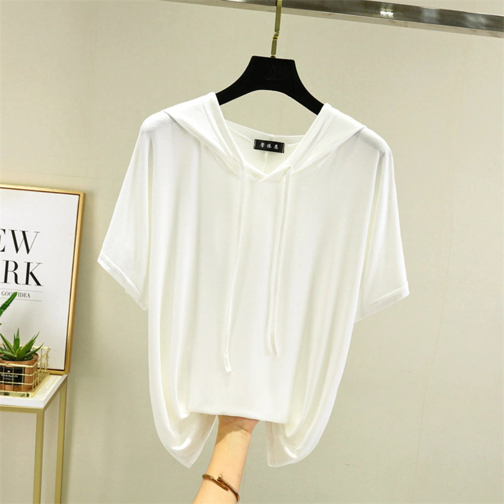 Kapüşonlu üst Short-Sleeve T-shirt