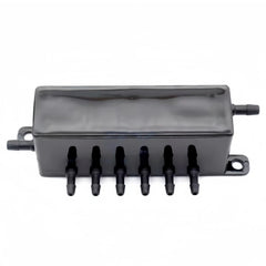 Black Ink Shunt Model 11 - Square 1 Inlet, 6 Outlets product image 1