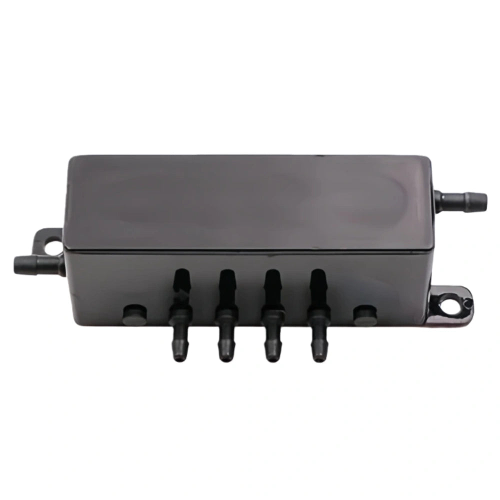 Black Ink Shunt Model 12 - Square 1 Inlet, 4 Outlets product image 1