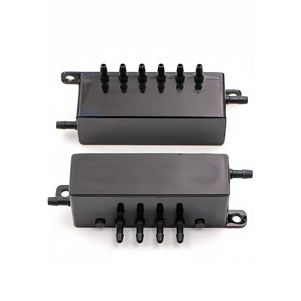 Black Ink Shunt Model 12 - Square 1 Inlet, 4 Outlets product image 2
