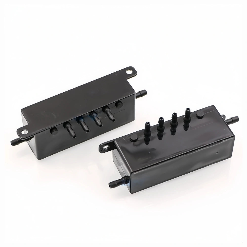 Black Ink Shunt Model 12 - Square 1 Inlet, 4 Outlets product image 4