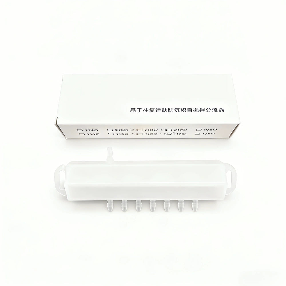 Ink Shunt Model 8 - 1 Inlet, 6 Outlets, No Air Hole product image 3