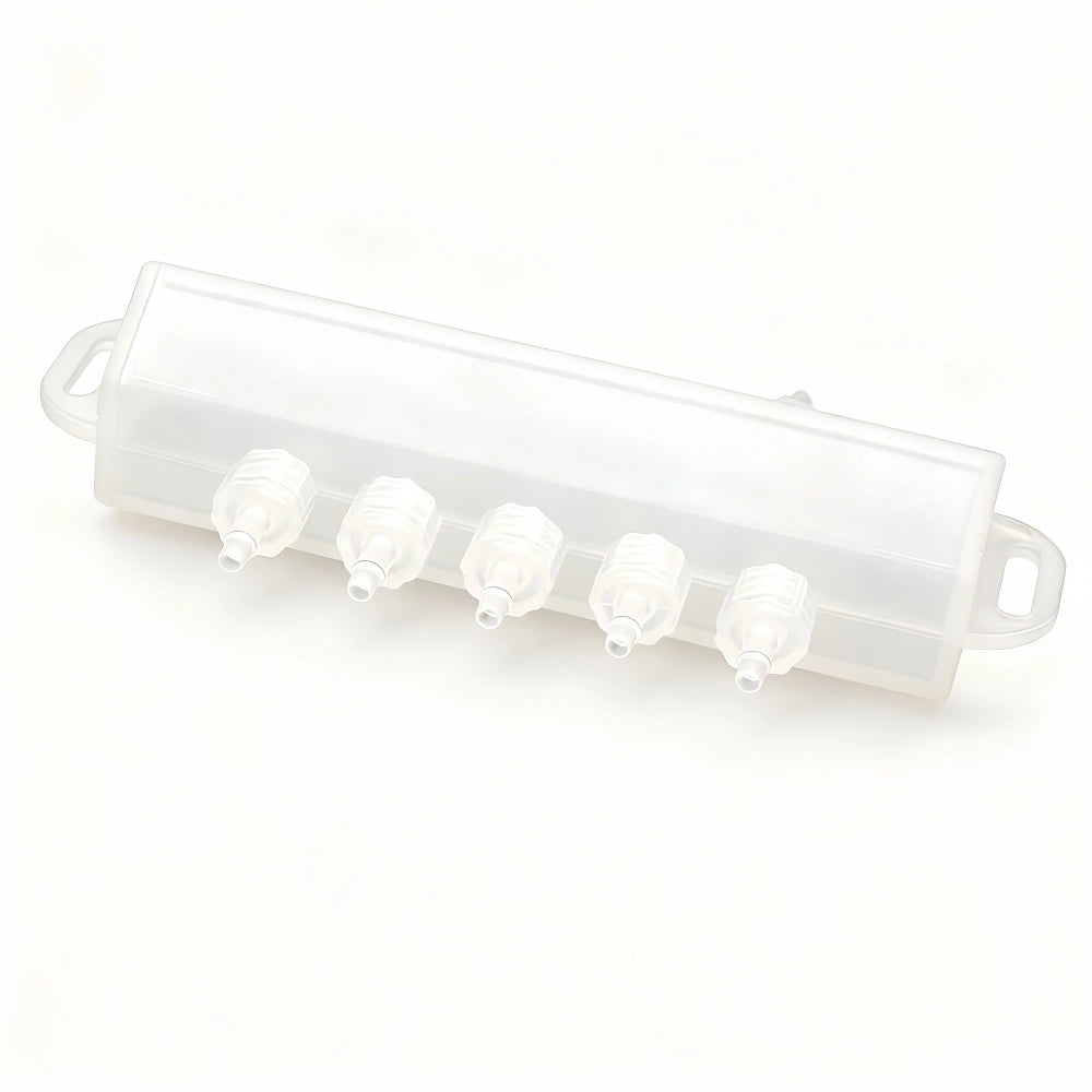 Transparent Ink Shunt Model 9 - 1 Inlet, 5 Outlets product image 4