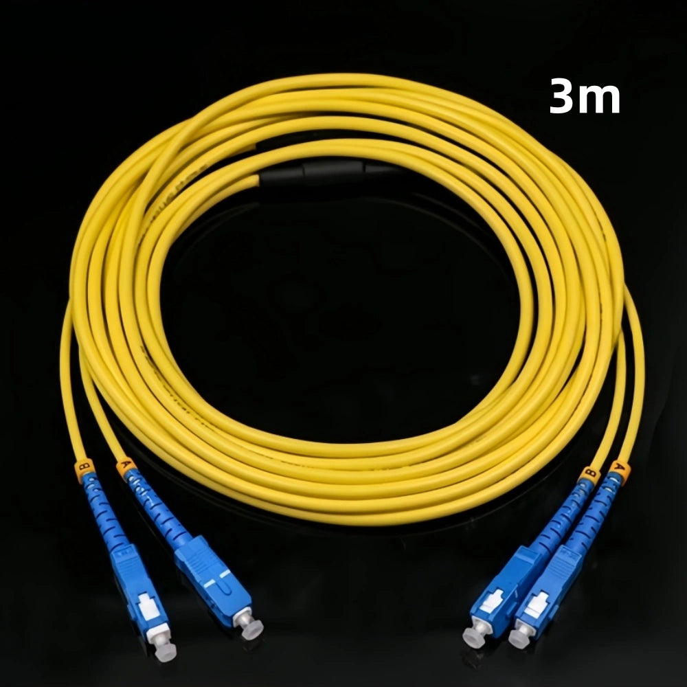 Square-Head Dual-Core Fiber Optic Cable image 4
