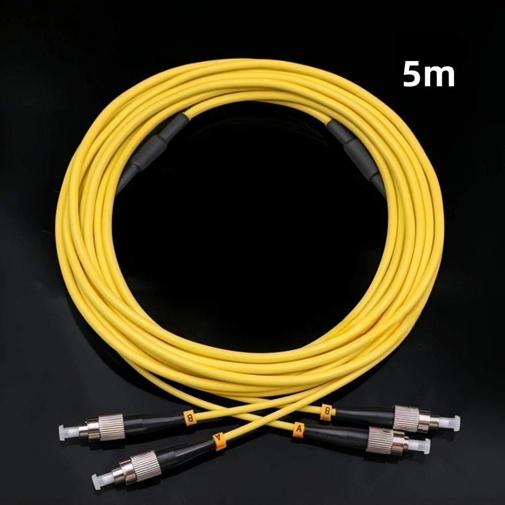 Square-Head Dual-Core Fiber Optic Cable image 9
