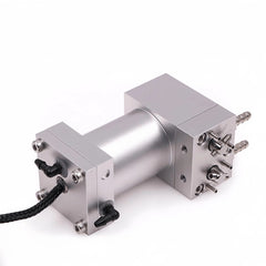 Sub Ink Cartridge – UV Flatbed Silver Metal Dual-Valve Cartridge image 2