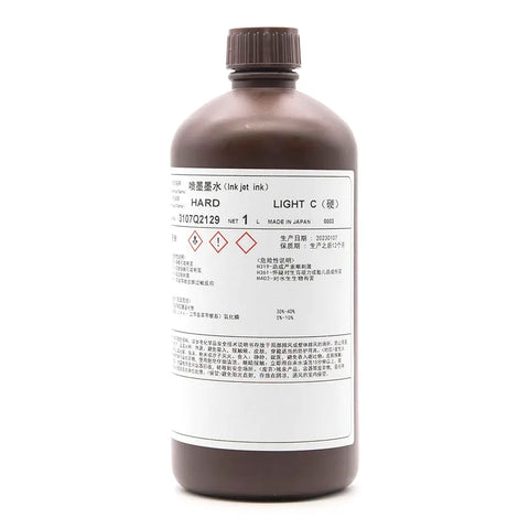 TOYO Hard UV Ink - 1L for Ricoh Gen5/Gen6, KM1024 & CE4M Light Cyan ink bottle