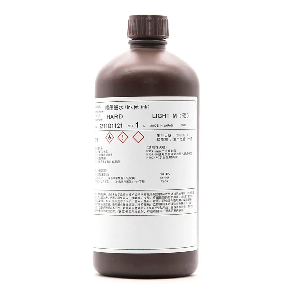 TOYO Hard UV Ink - 1L for Ricoh Gen5/Gen6, KM1024 & CE4M Light Magenta ink bottle