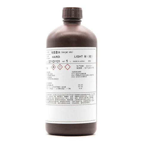 TOYO Hard UV Ink - 1L for Ricoh Gen5/Gen6, KM1024 & CE4M Light Magenta ink bottle