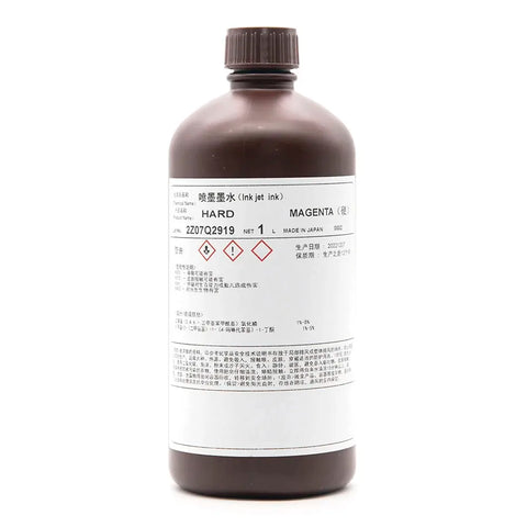 TOYO Hard UV Ink - 1L for Ricoh Gen5/Gen6, KM1024 & CE4M Magenta ink bottle