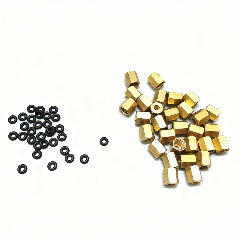 Threaded Ink Connector - 3x2mm Brass Tube Fitting product image 5