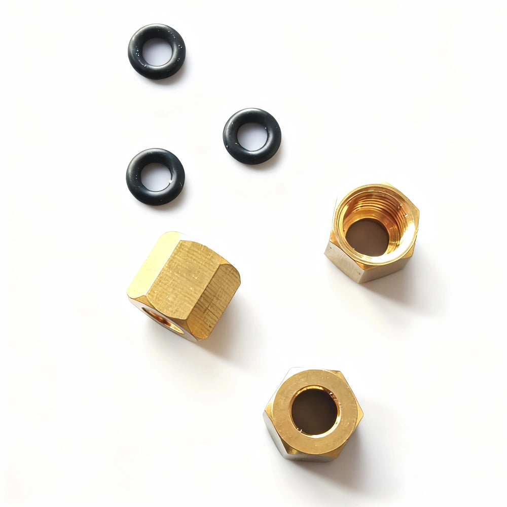 Threaded Ink Connector - 3x2mm Brass Tube Fitting product image 2
