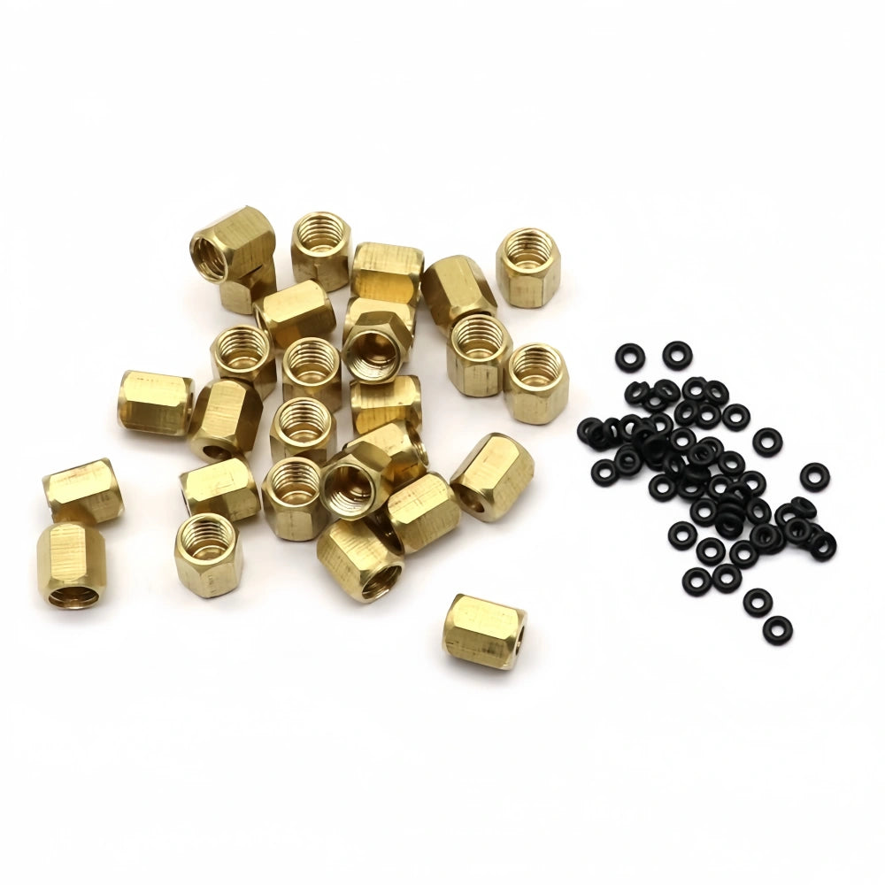 Threaded Ink Connector - 4x3mm Brass Tube Fitting product image 4