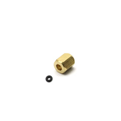 Threaded Ink Connector - 4x3mm Brass Tube Fitting product image 2