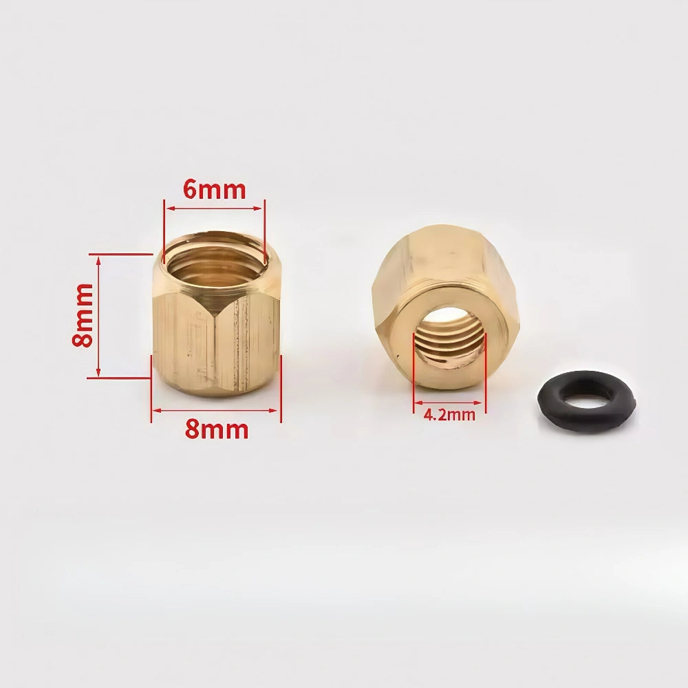 Threaded Ink Connector - 4x3mm Brass Tube Fitting product image 7
