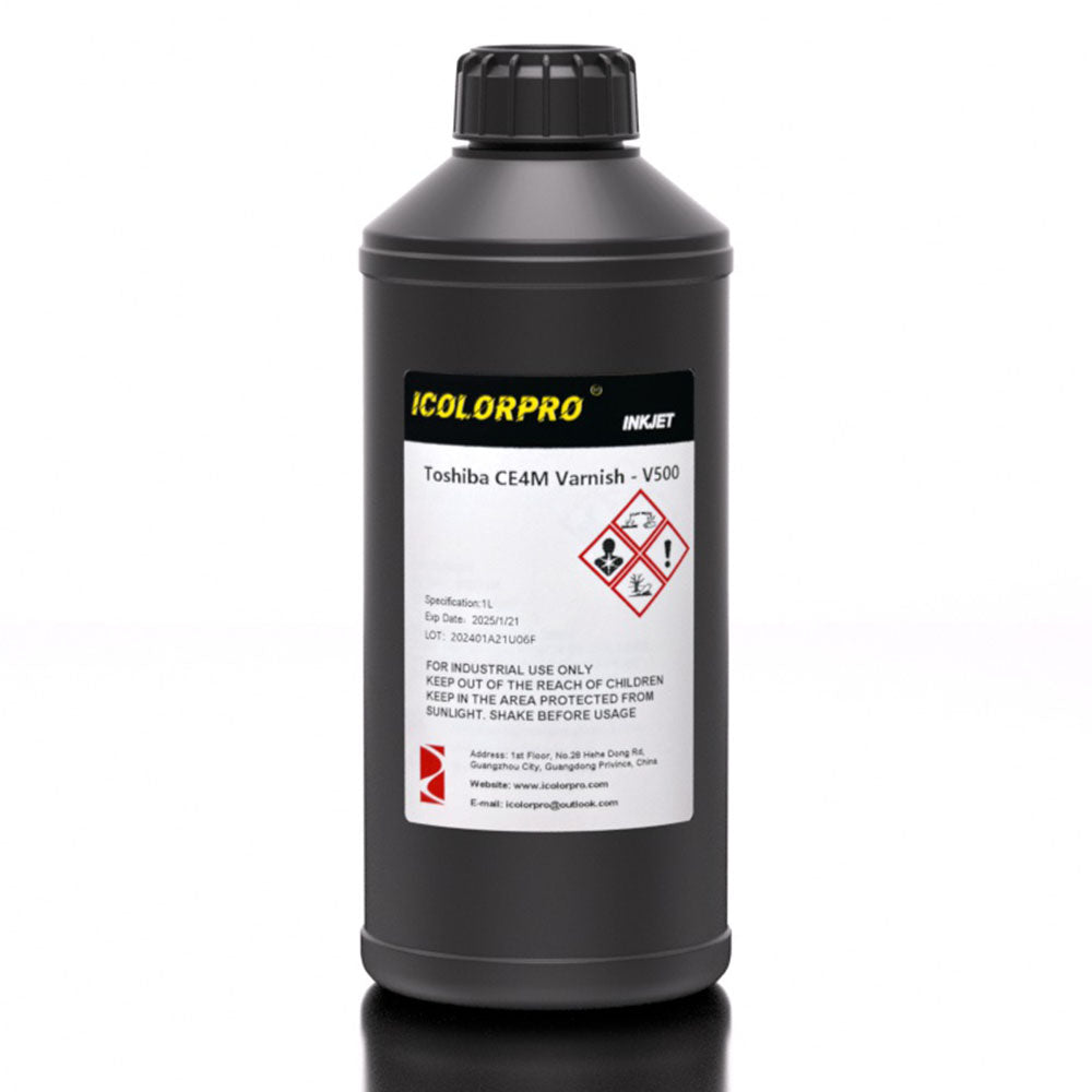 iColorPro Soft / Hard UV Varnish - 1L for Epson, Ricoh, Konica & Toshiba Printheads image 11