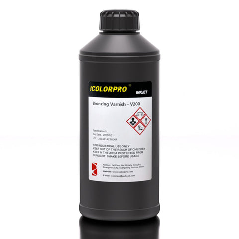 iColorPro Soft / Hard UV Varnish - 1L for Epson, Ricoh, Konica & Toshiba Printheads image 4