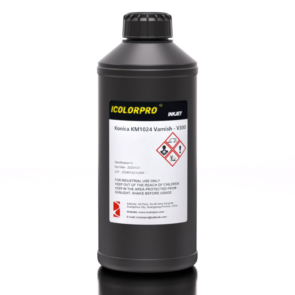 iColorPro Soft / Hard UV Varnish - 1L for Epson, Ricoh, Konica & Toshiba Printheads image 6