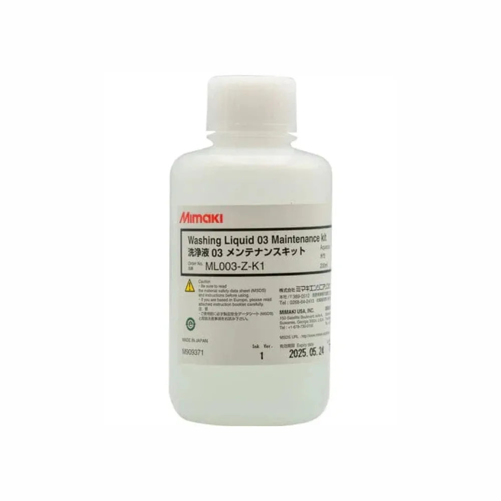 ML003-Z-K1 - Mimaki Washing Liquid 03 Maintenance Kit product image