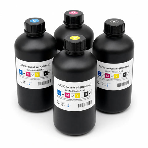 Mimaki CS250 หมึกอีโคโซลเวนต์ - 1 L สำหรับ JV100 / JV200 / CJV200